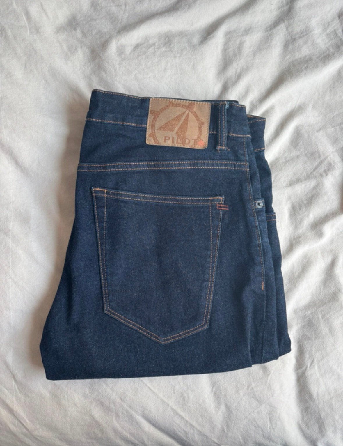 Jeans donkerblauw pilot palmer, Ophalen of Verzenden, Zo goed als nieuw