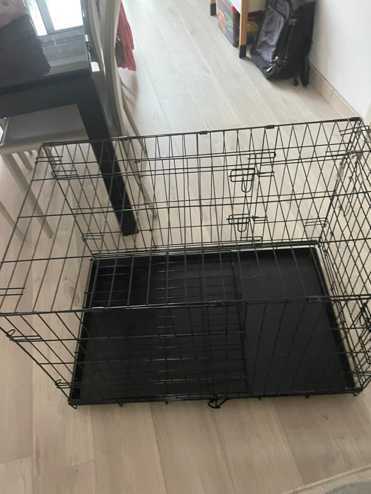 Grote Bench zwart, Ophalen, Zo goed als nieuw