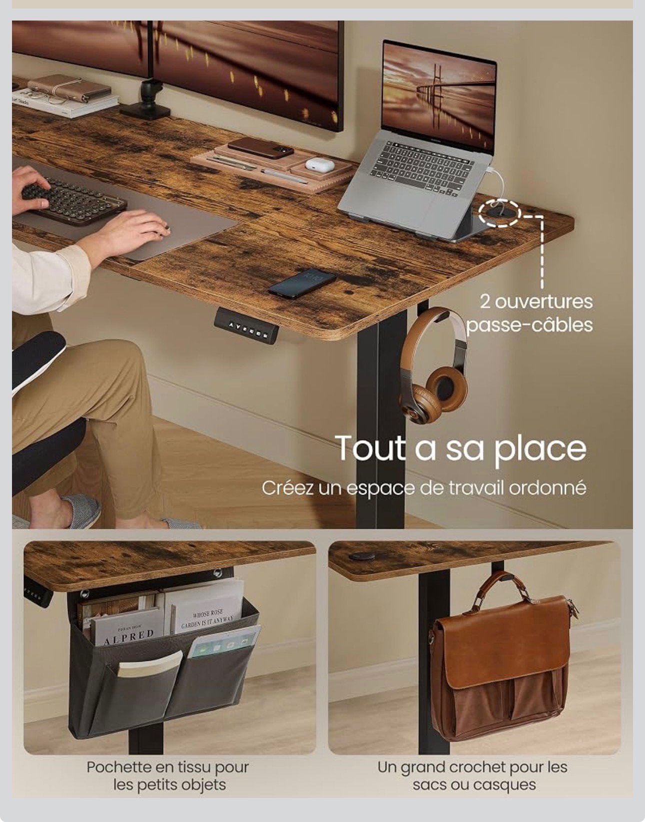 Table de bureau scélée non utilisée/montée à vendre, Enlèvement, Bureau