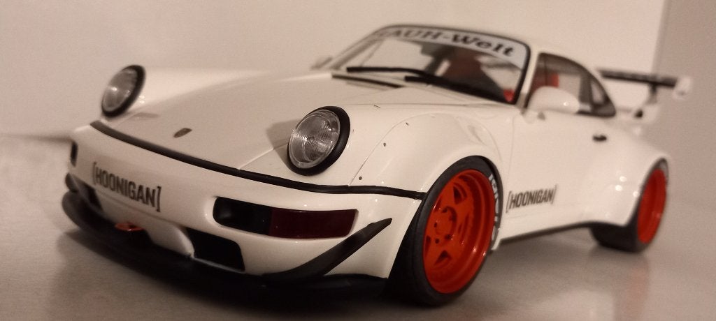 1/18 Porsche 911 TYPE 964 RWB Rauh-Welt Hoonigan GT Spirit, Enlèvement ou Envoi, Neuf, Voiture, Autres marques