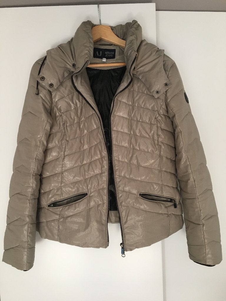 Vest beige Armani jeans maat M, Kleding | Dames, Truien en Vesten, Beige, Ophalen of Verzenden, Zo goed als nieuw, Armani Jeans
