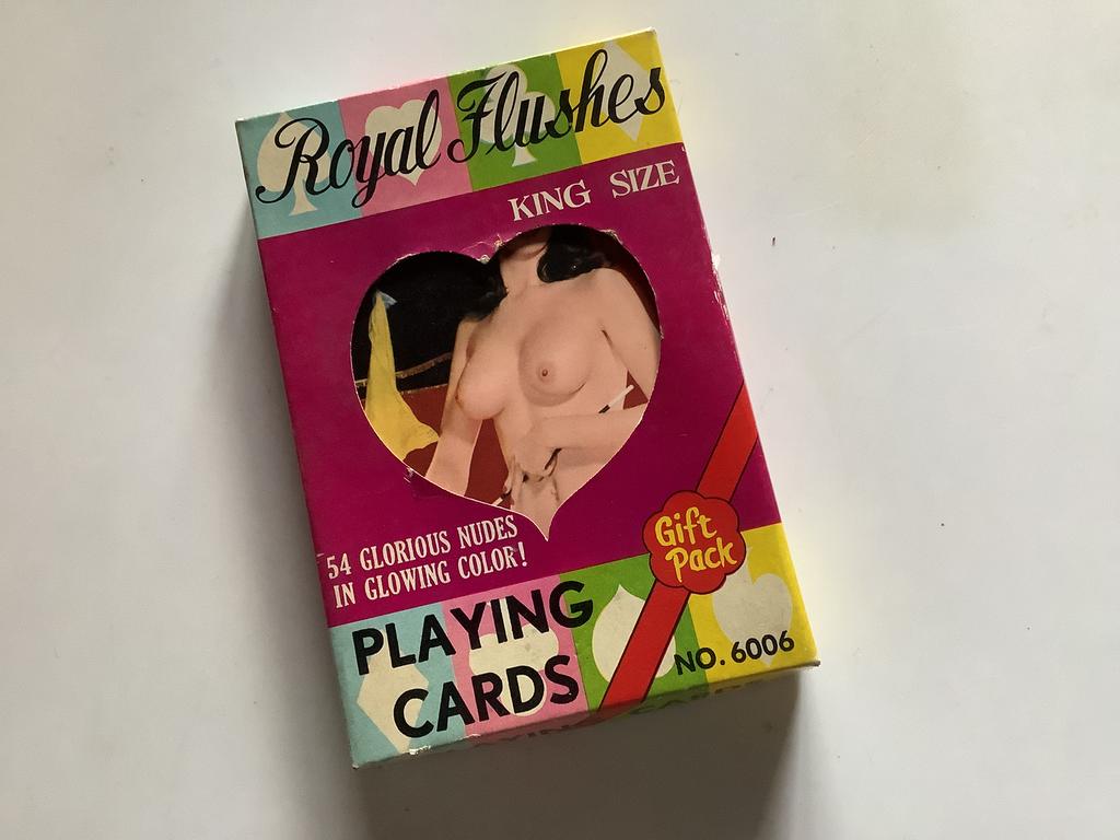 Jeu de cartes vintage royal flusches, Collections, Enlèvement ou Envoi, Neuf, Carte(s) à jouer
