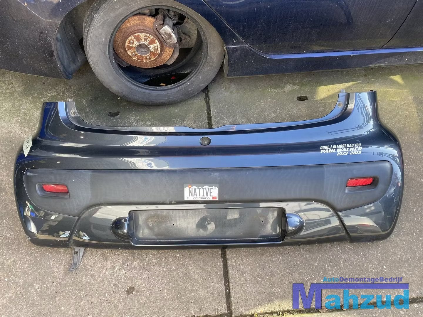 CITROEN C1 Donker grijs KTA achterbumper 3 deurs 2005-2014, Arrière, Stellantis N.V., Utilisé, Taurusavenue 1
2132 LS  Hoofddorp, NL