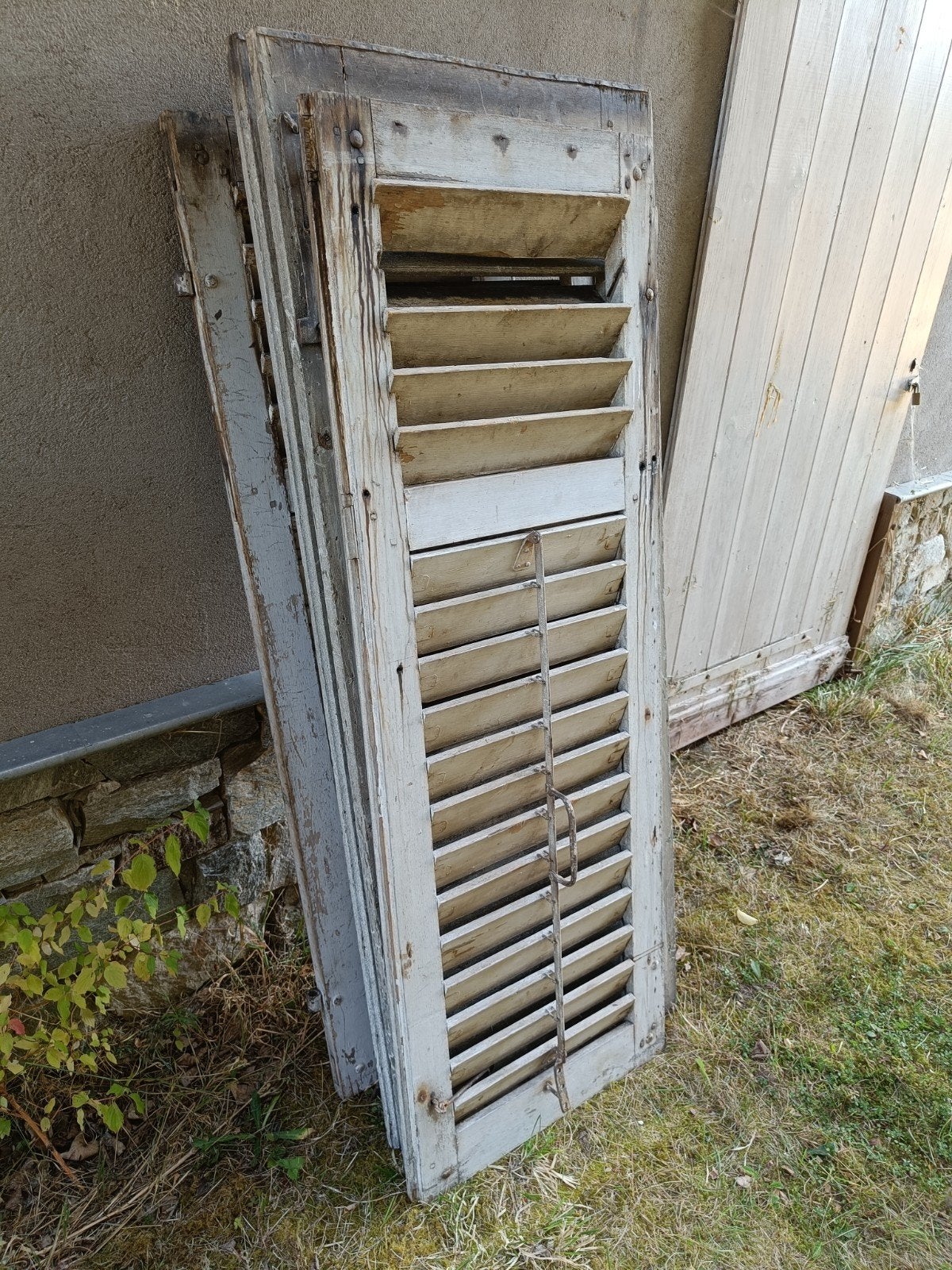 Volets à louves, déco, Enlèvement