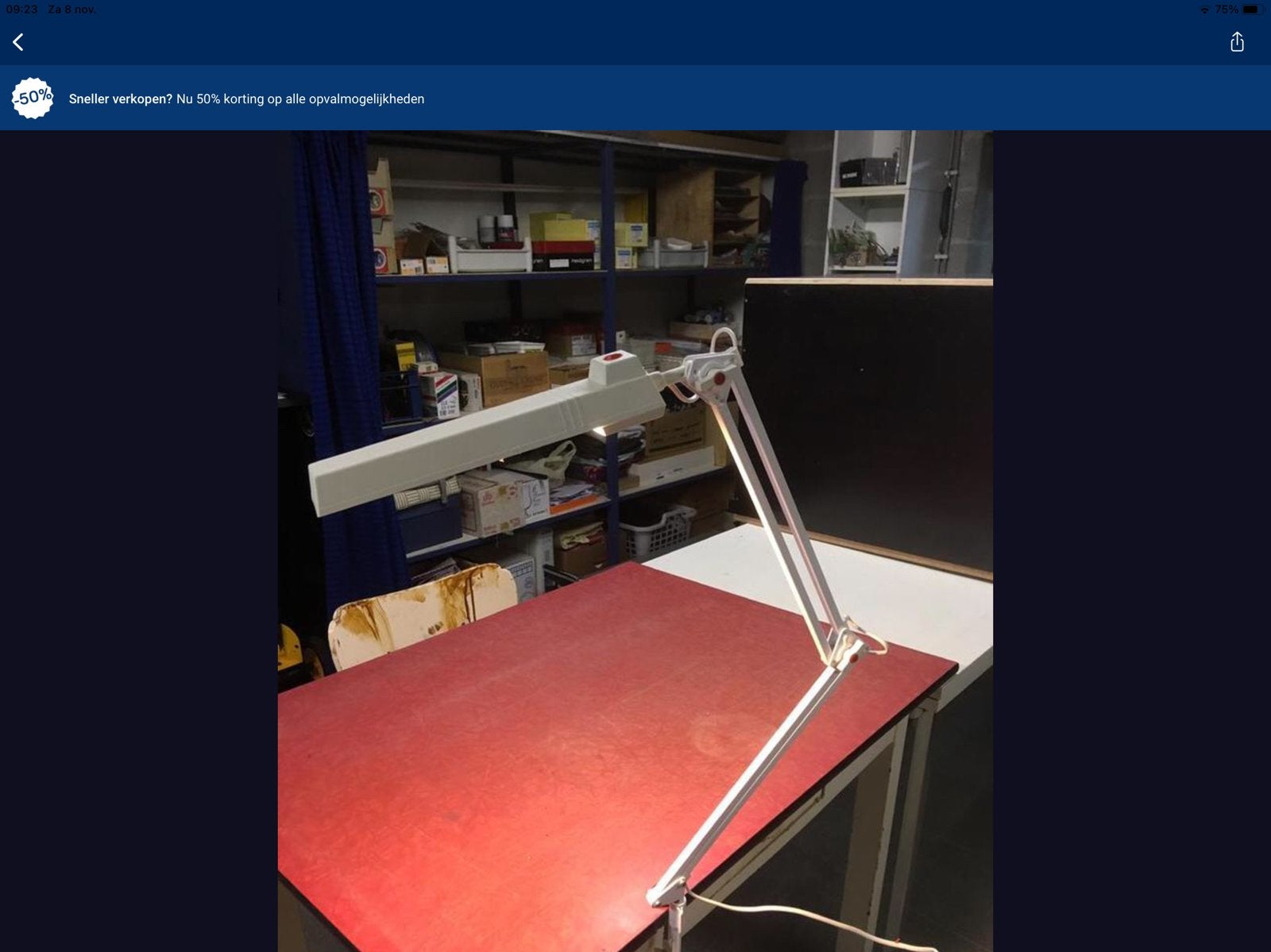 Handige zwenklamp, Ophalen, Zo goed als nieuw