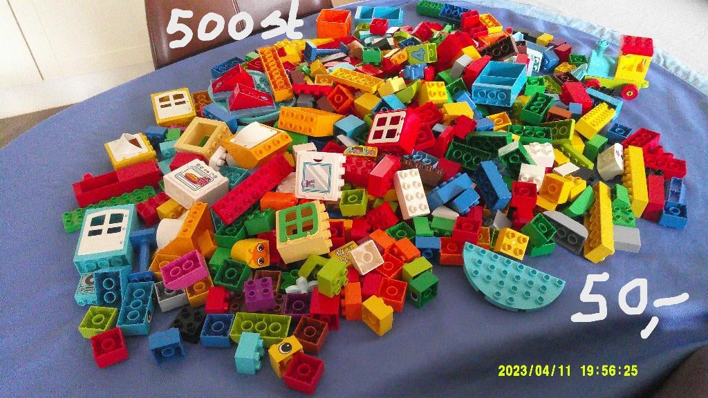 500 allerlei echte Duplo blokken, Enfants & Bébés, Jouets | Duplo & Lego, Comme neuf, Duplo, Ensemble complet, Enlèvement ou Envoi