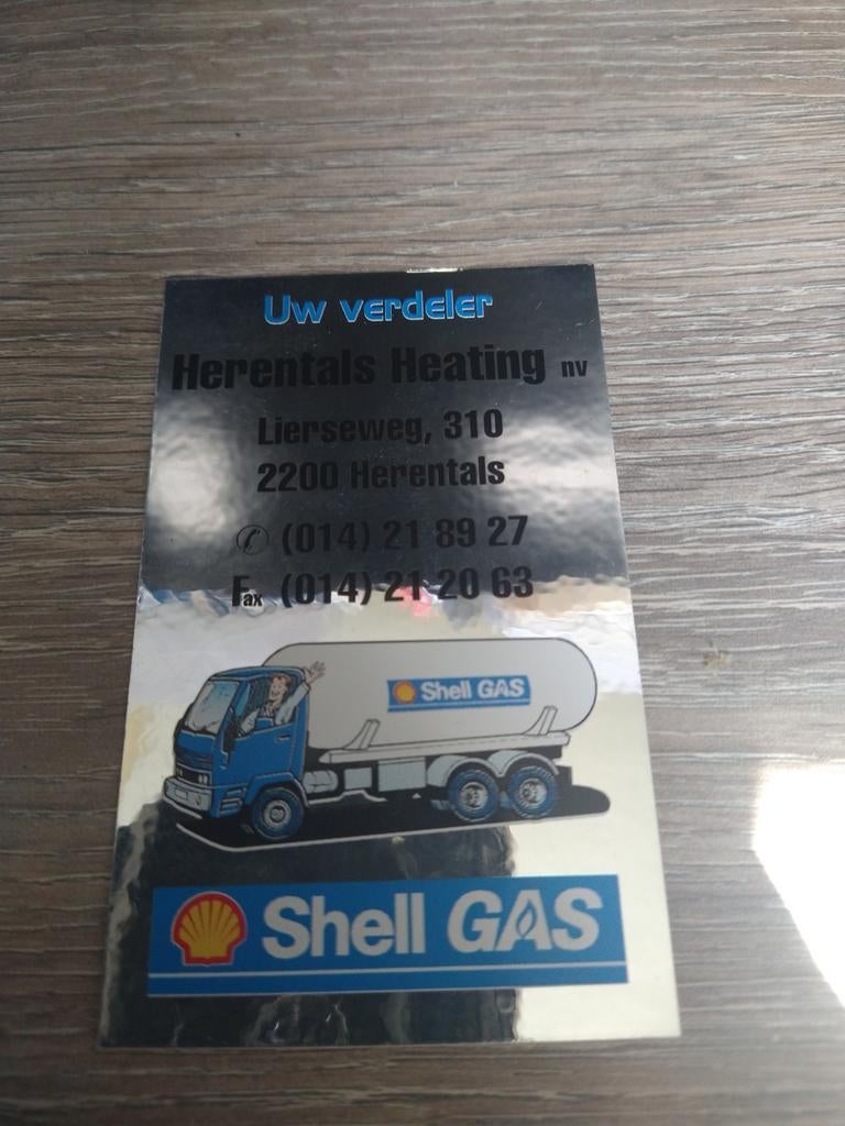 Shell Gas, Verzamelen, Stickers, Ophalen of Verzenden, Nieuw, Merk