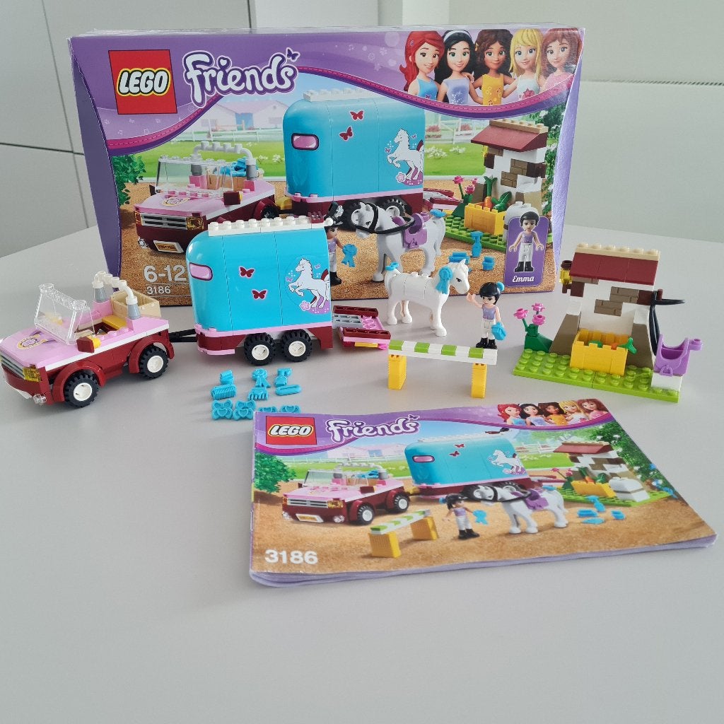Lego Friends Emma's paardentrailer (3186), Ophalen, Gebruikt, Lego, Friends