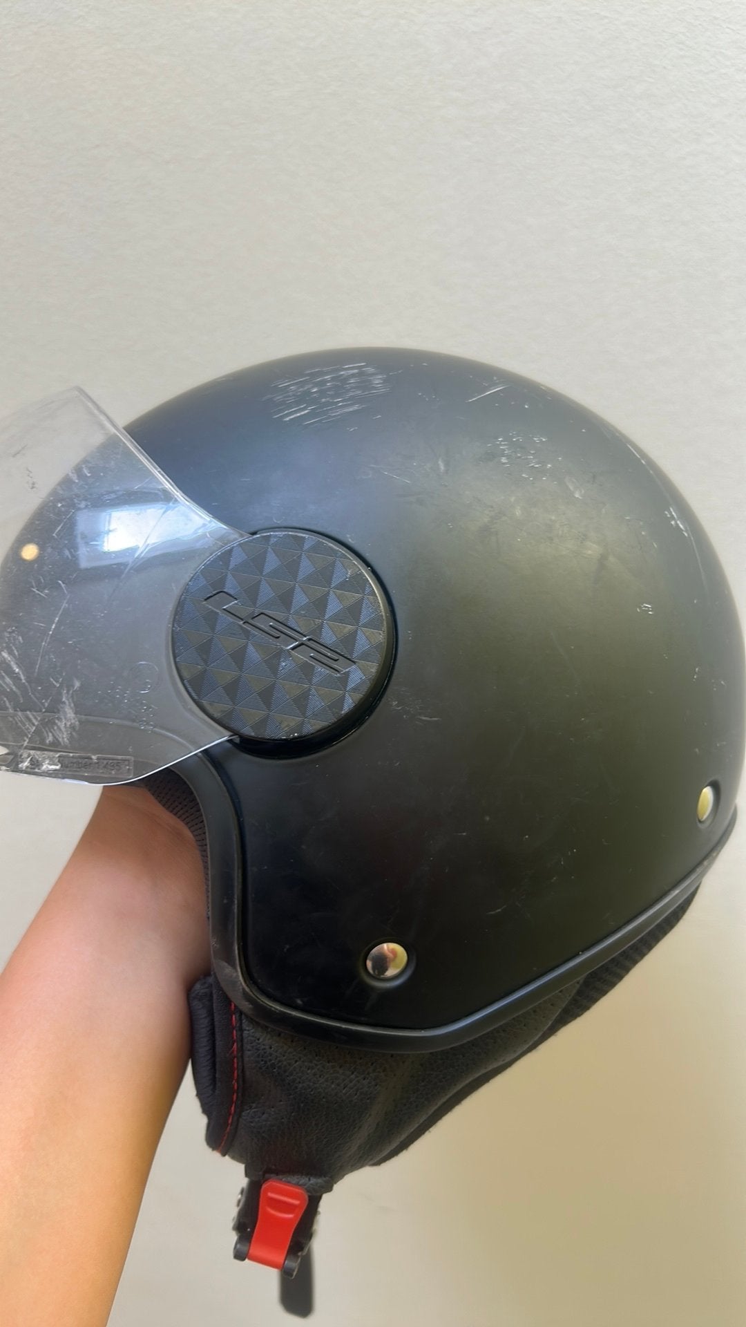 scooter helm, Fietsen en Brommers, Ophalen, Gebruikt, Small