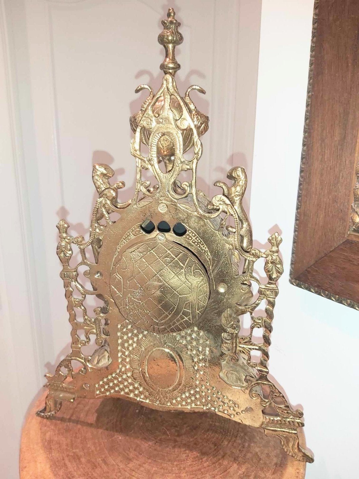 Horloge de cheminée ancienne. Horloge de cheminée en bronze, Antiquités & Art, Enlèvement ou Envoi