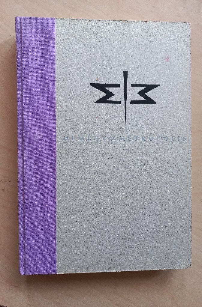 Memento Metropolis Hessenhuis 1997 On Kawara Sarkis, Livres, Enlèvement ou Envoi