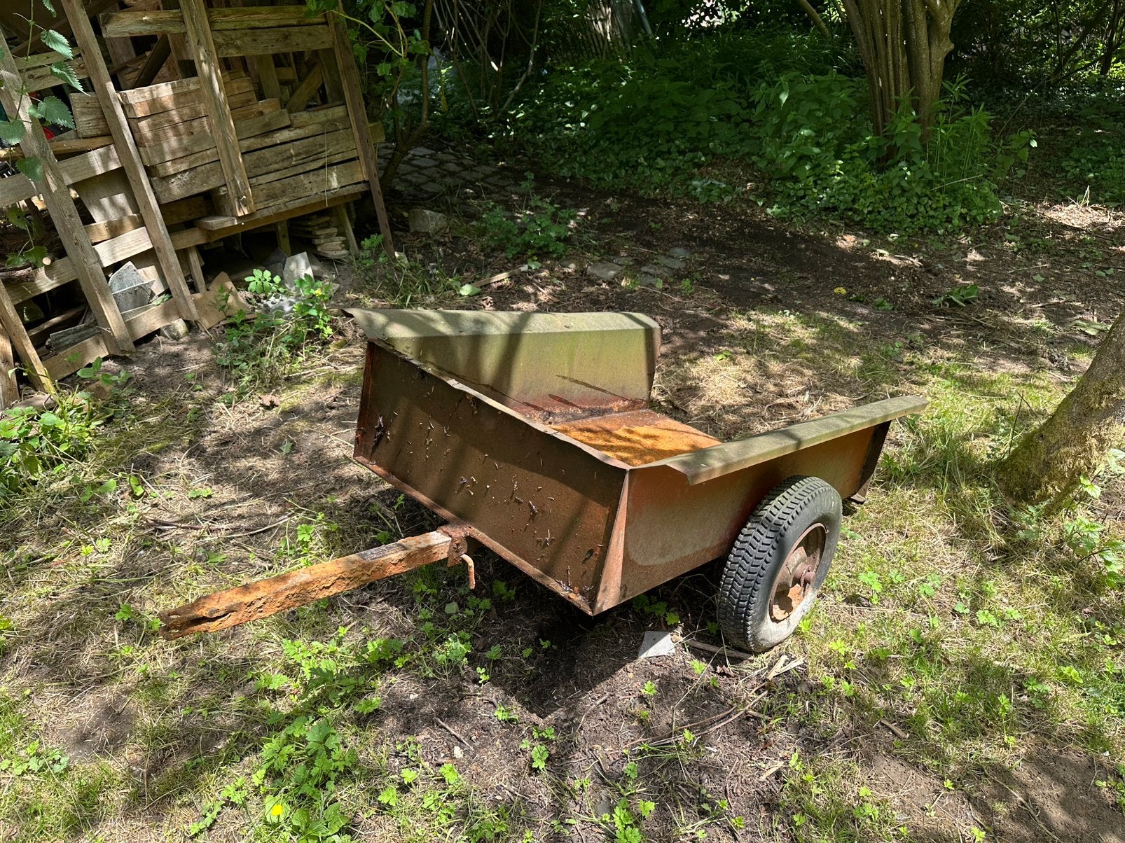 Remorque de jardin, Jardin & Terrasse, Enlèvement, Utilisé