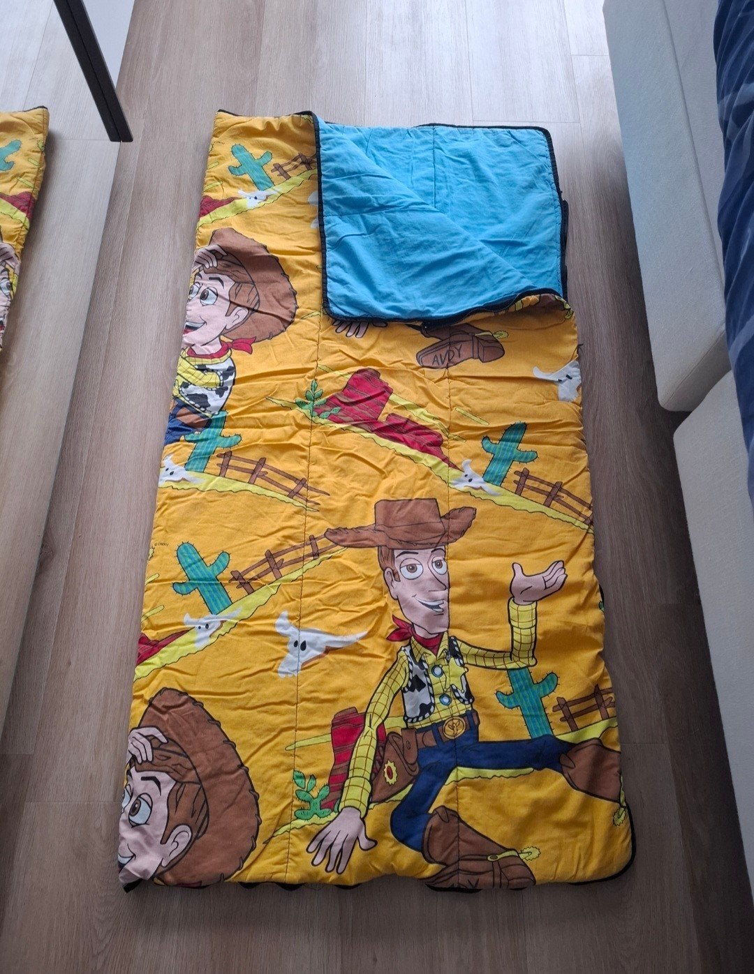 Disney Toy Story kinder slaapzak, Verzamelen, Ophalen of Verzenden, Overige figuren, Zo goed als nieuw, Kleding of Textiel
