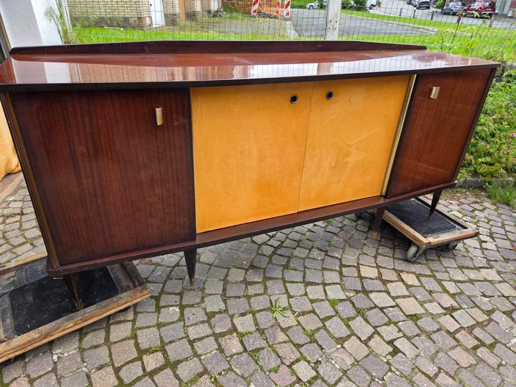 Magnifique ancienne enfilade,  buffet ou vaisselier vintage, Enlèvement