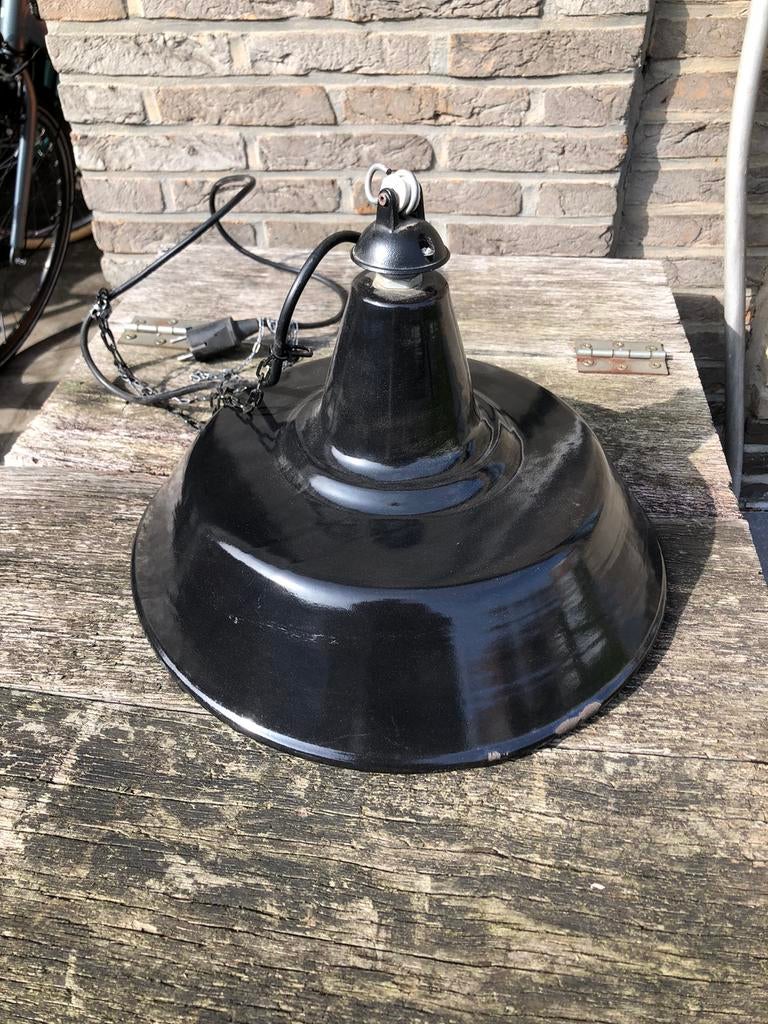 Oude industriele lamp, Huis en Inrichting, Ophalen, Gebruikt