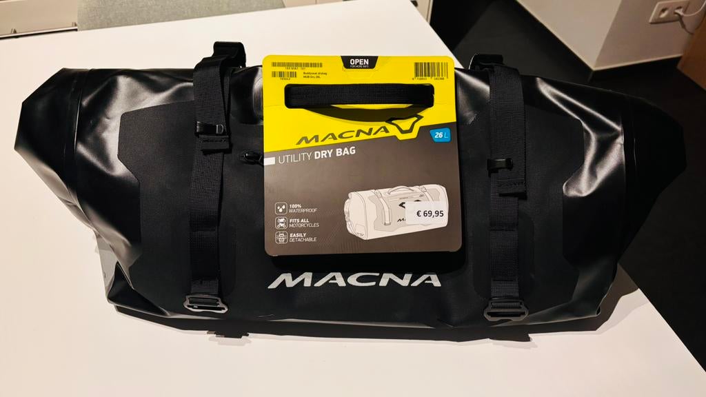 Macna zadeltas drybag 26L >> NIEUW, Motoren, Accessoires | Koffers en Tassen, Ophalen, Nieuw