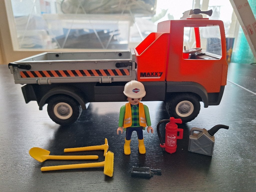 Playmobil - 6861 - Kiepwagen met accessoires, Enlèvement ou Envoi, Comme neuf, Kit complet, Véhicule