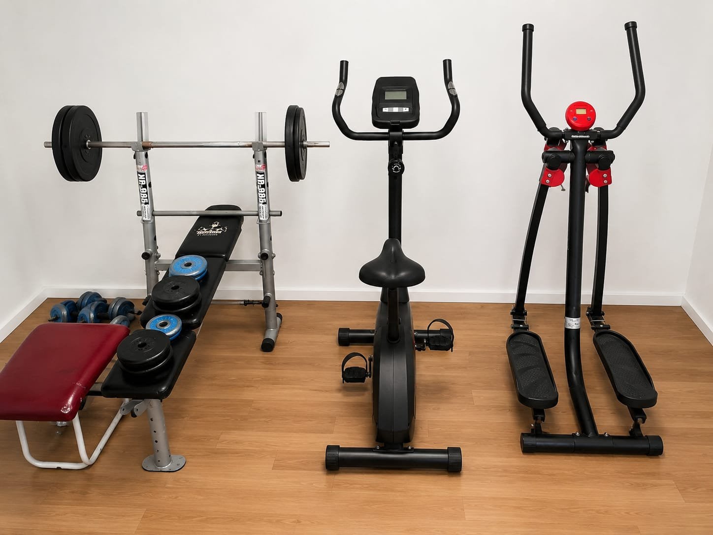 Kit d'équipement sportif, Enlèvement ou Envoi, Utilisé, Bras, Banc d'exercice