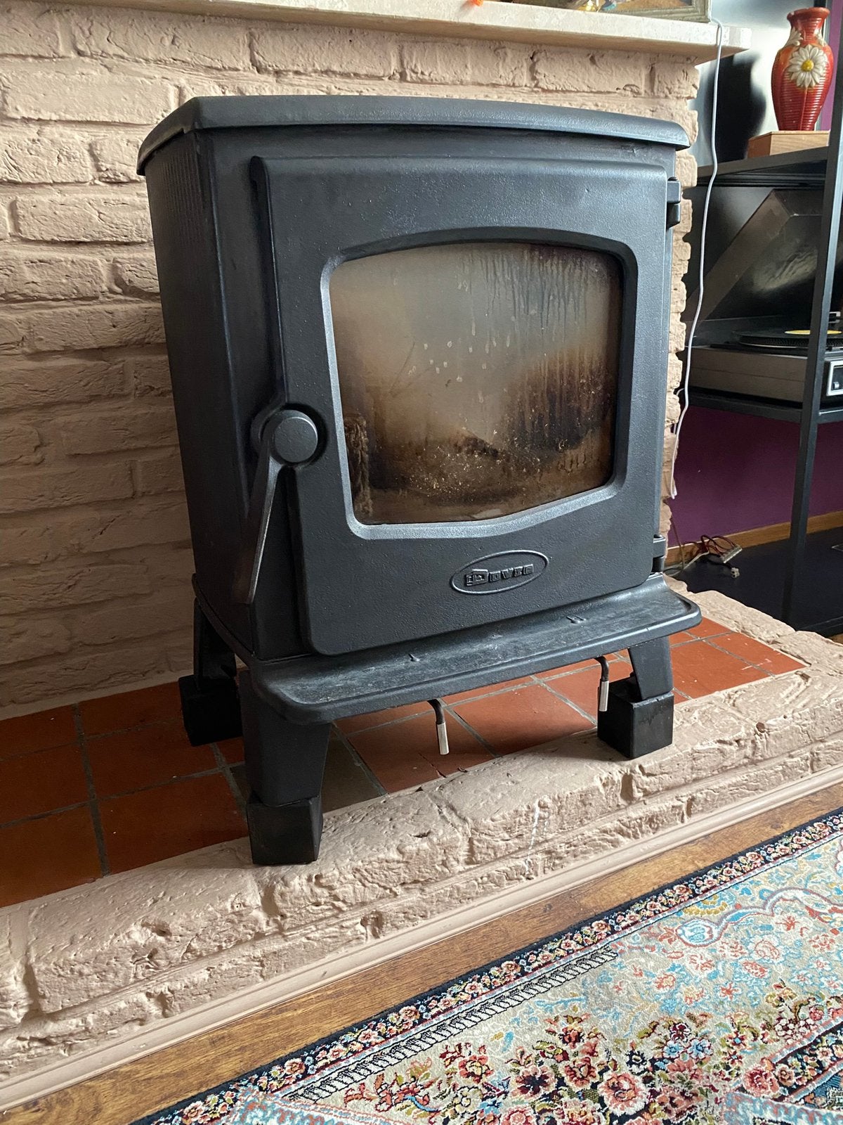 DOVER Houtkachel, Ophalen, Zo goed als nieuw, Hout, Houtkachel