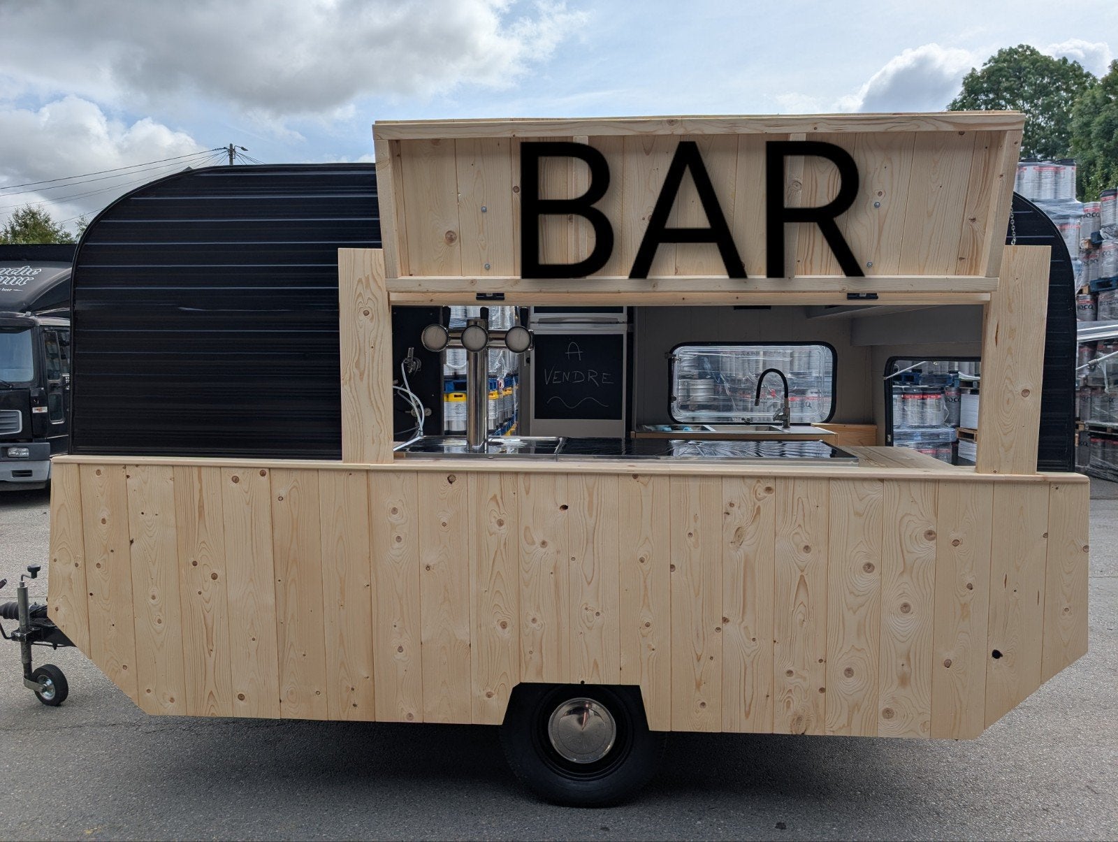 bar mobile caravane food truck moins de 750 kgs, Enlèvement