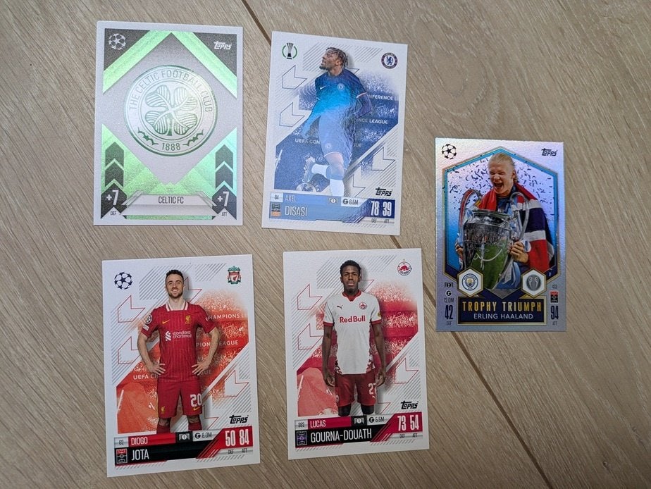 cartes football - topps Match Attax, Verzamelen, Ophalen, Gebruikt