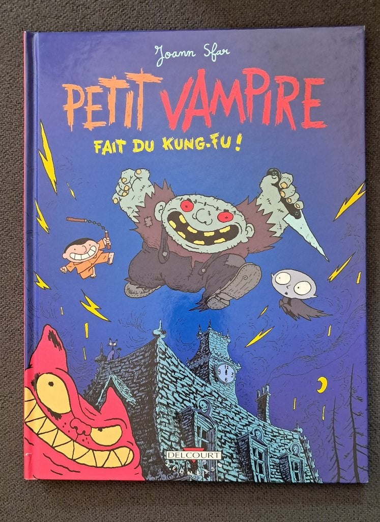 BD Petit Vampire fait du kung-fu, Une BD, Enlèvement, Utilisé, Joann Sfar