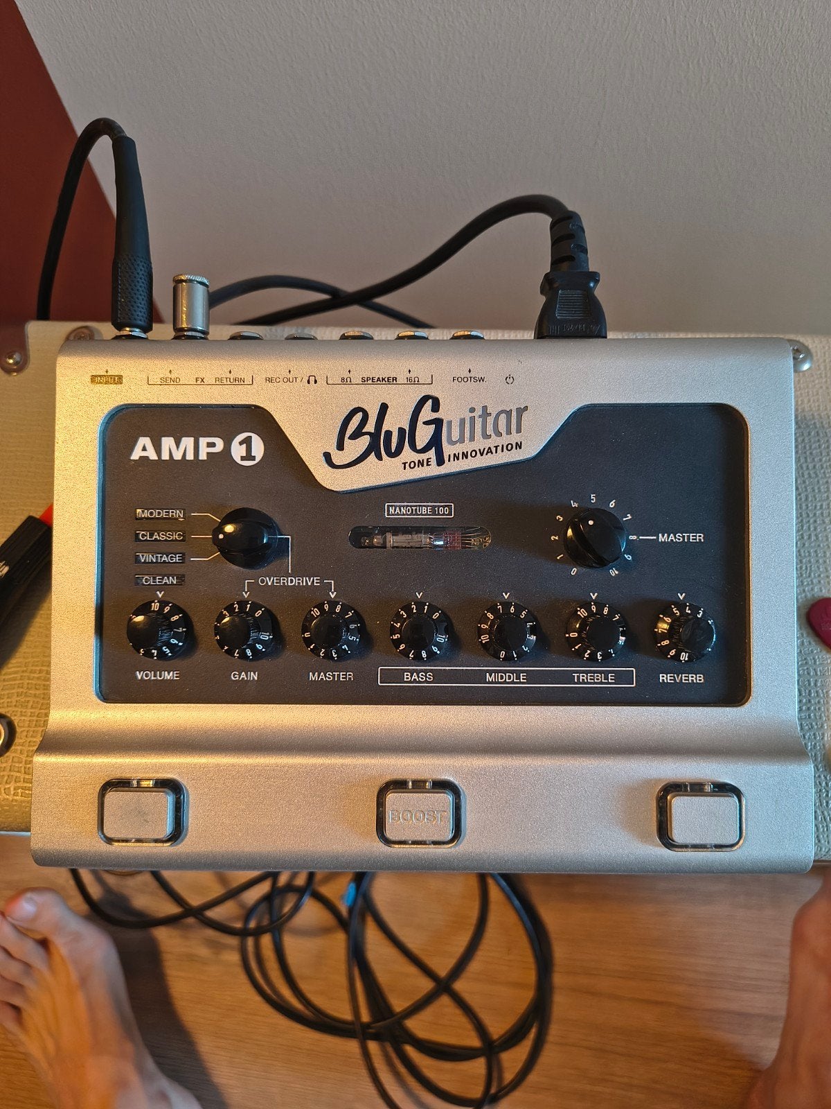 Pédale d'ampli guitare Bluguitar Amp1, Envoi, Comme neuf, Guitare, 100 watts ou plus