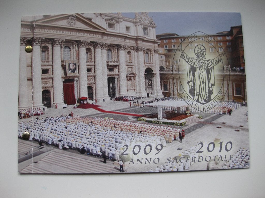 Vatican euro-enveloppe philatélique 2009-2010, Timbres & Monnaies, Monnaies | Europe | Monnaies euro, Enlèvement, Vatican