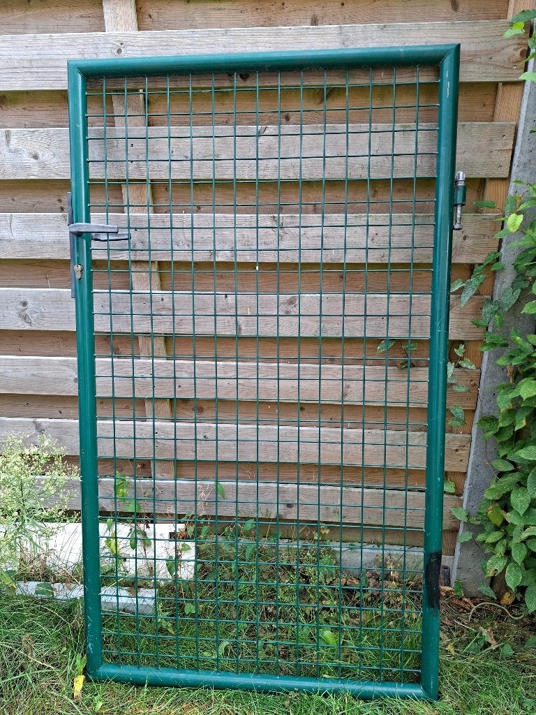Tuinpoortje met slot, Ophalen, Gebruikt, Minder dan 100 cm, 100 tot 150 cm