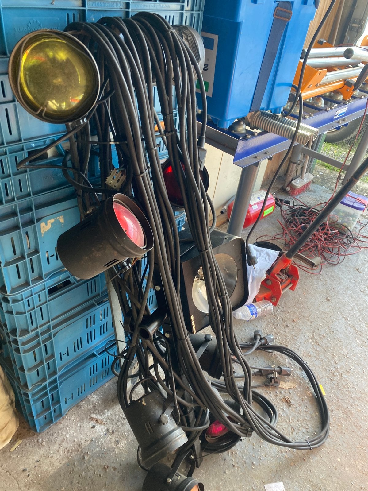Disco verlichting jaren 80, Ophalen, Gebruikt