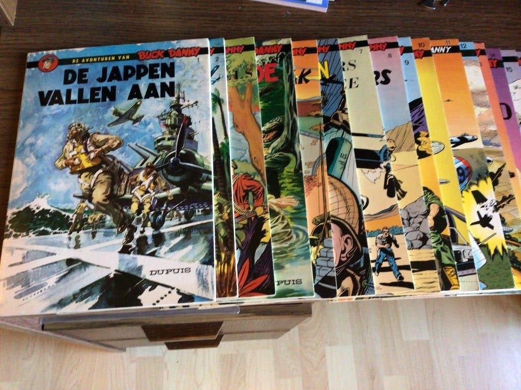 Buck Danny 1 tot 51 (jaren 70-80), Livres, Série complète ou Série, Enlèvement ou Envoi, Utilisé, Charlier - Hubinon
