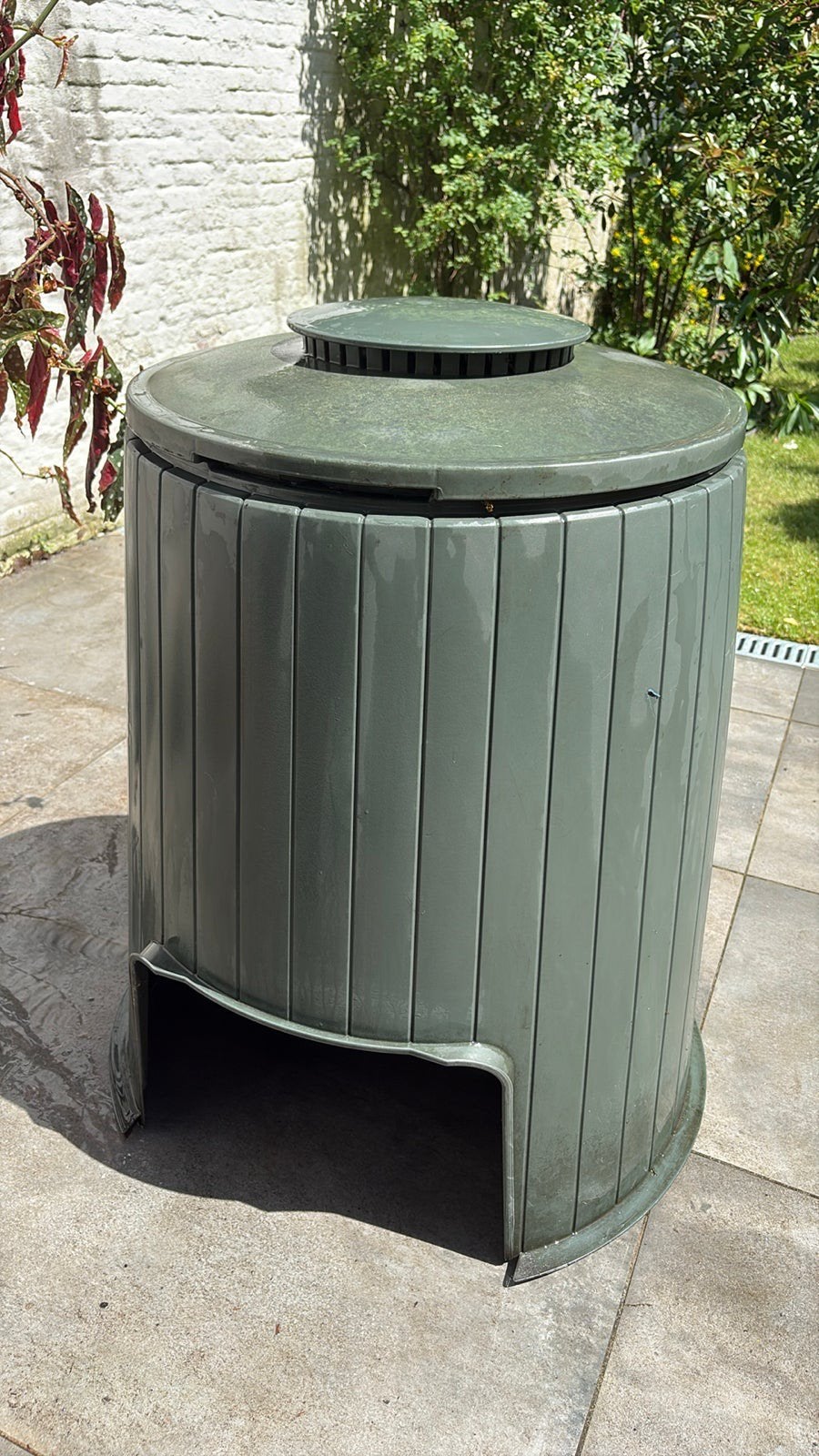 groen kunststof compostvat 330l, Enlèvement