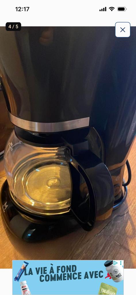Cafetière, Electroménager, Café moulu, Comme neuf, 10 tasses ou plus, Enlèvement