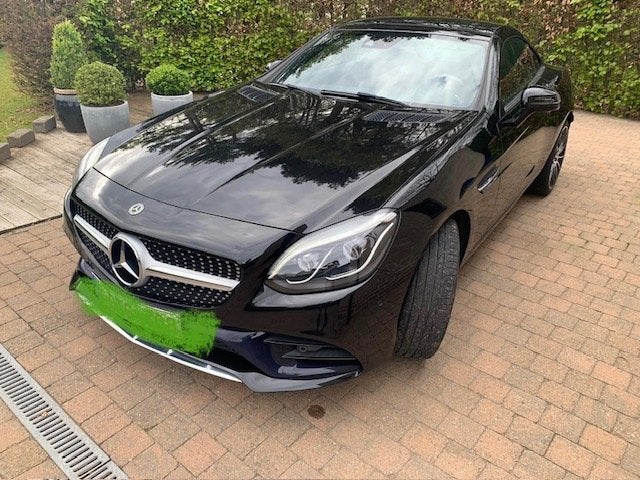 Cabrio mercedes benz SLC, Automaat, Cabriolet, Zwart, Bruin