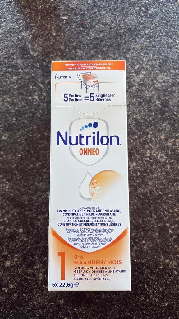 Nutrilon Omneo baby voeding, Kinderen en Baby's, Babyvoeding en Toebehoren, Ophalen, Zo goed als nieuw