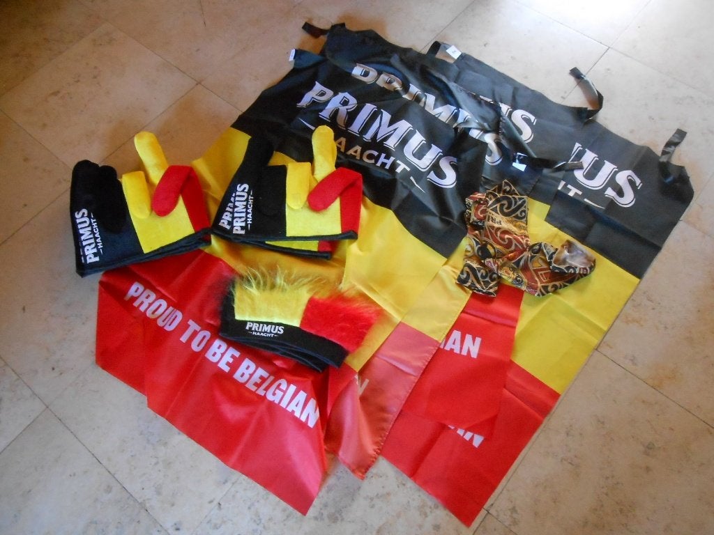 Drapeau Primus Haacht « Roud to Be Belgian » 70 x 100, Enlèvement ou Envoi, Neuf