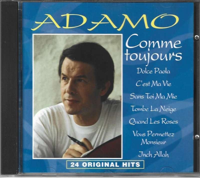 CD Adamo - Comme toujours, Ophalen of Verzenden, Zo goed als nieuw, Reissue, Chanson