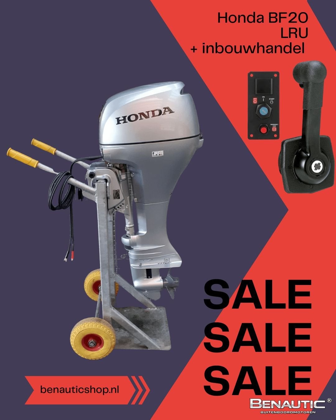 Direct leverbaar! Nieuwe Honda 20pk langstaart BF20 LRU, Sports nautiques & Bateaux, Moteurs Hors-bord & In-bord, -, Neuf, -, -