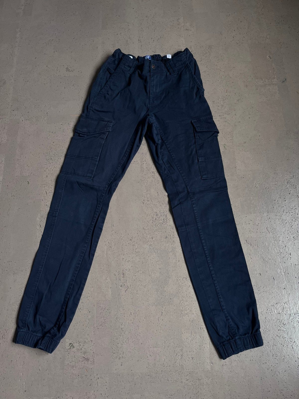 Donkerblauwe cargobroek Jack and Jones maat 14 jaar, Ophalen of Verzenden, Gebruikt, Jongen of Meisje, Broek