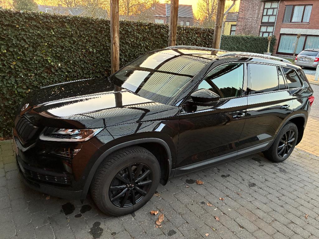 skoda kodiaq, 7pl, 4X4, 190PK, FULL OPTION, leder, ACC, Auto's, Automaat, 4 cilinders, Lichtsensor, Leder