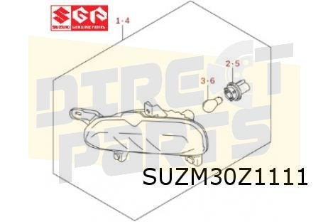 Suzuki S-Cross (1/22-) (JY / AKK) dagrijlicht Links Originee, -, Verzenden, -, Nieuw