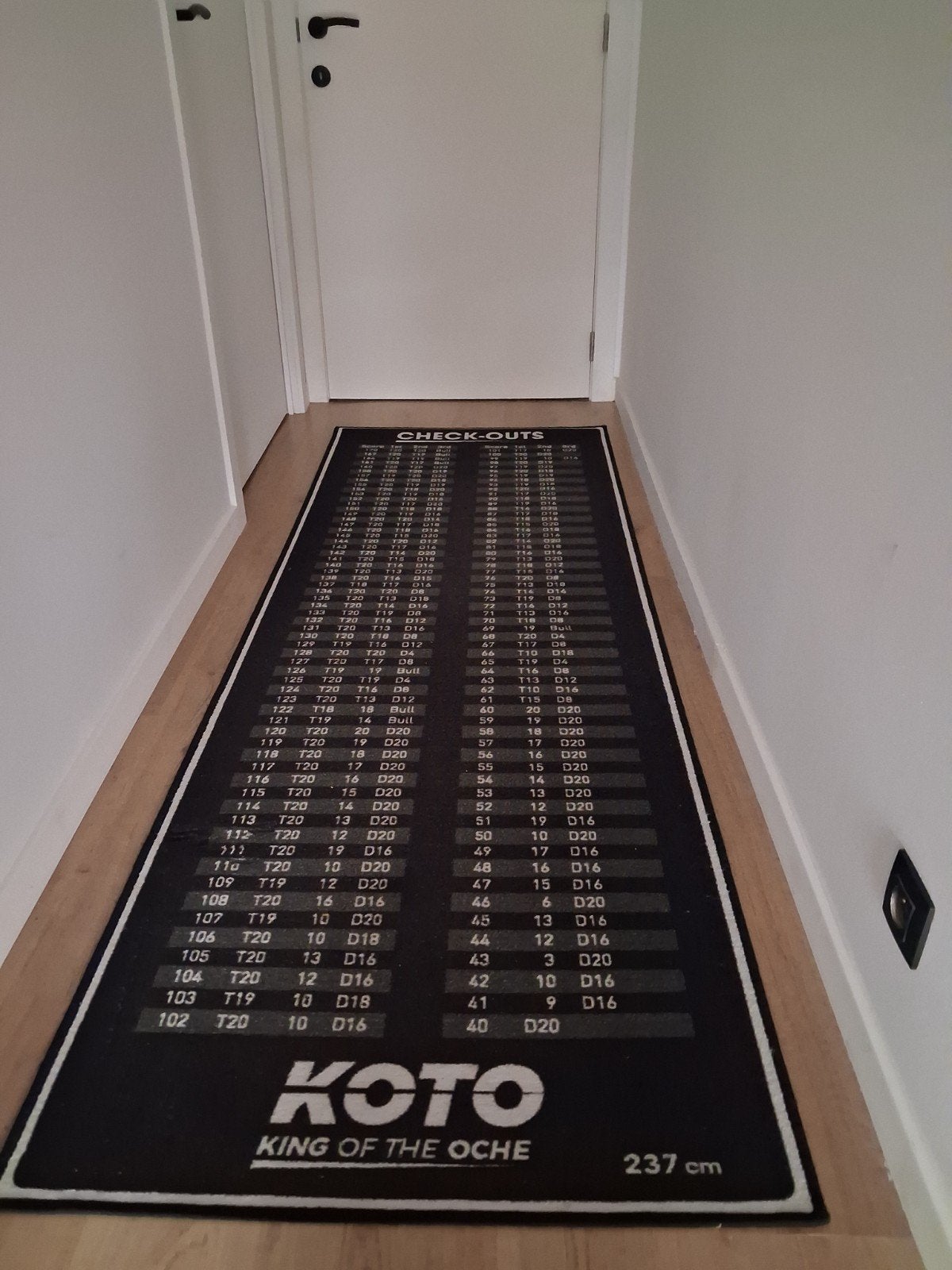 Dart mat en houder voor dart bord, Enlèvement ou Envoi, Comme neuf, Autres types