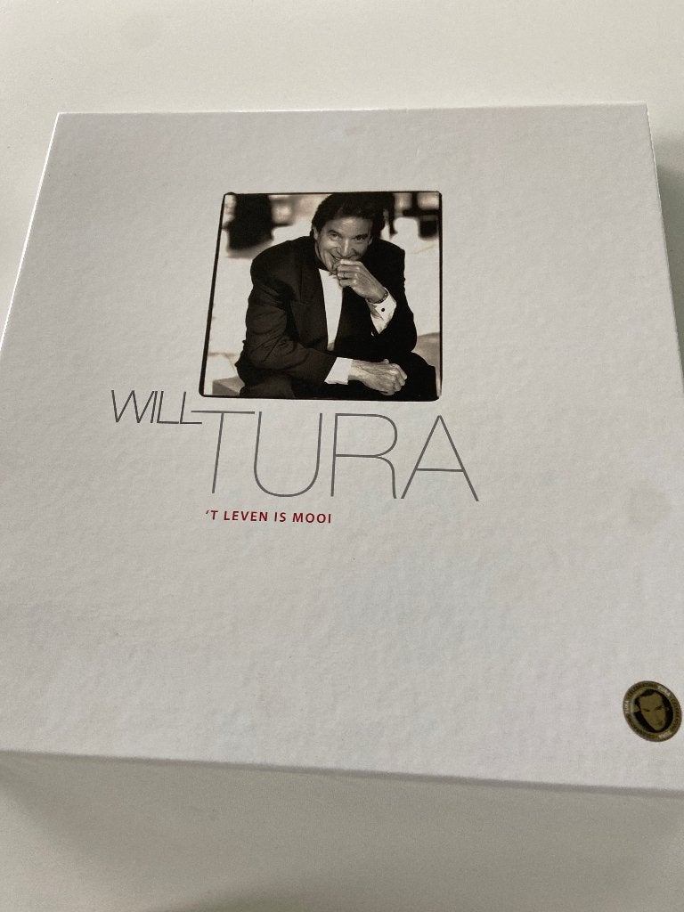 Will Tura luxebox ‘t Leven is mooi, Cd's en Dvd's, Zo goed als nieuw, Verzamelalbum, Pop, Inclusief boekje