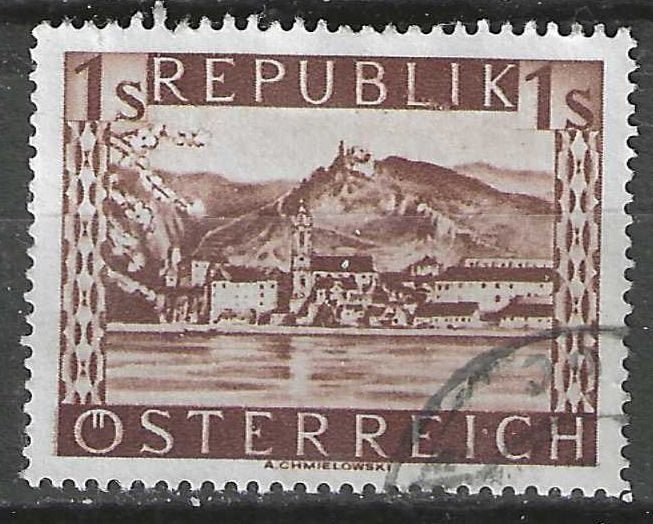 Autriche 1945/1947 - Yvert 628 - Paysages (ST), Envoi, Affranchi