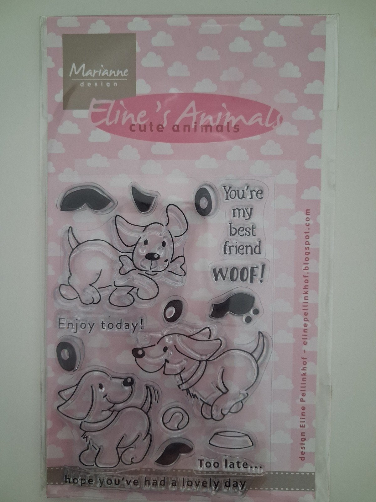 Stempelset - Marianne Design - Eline's Cute Animals, Hobby en Vrije tijd, Stempelen, Ophalen