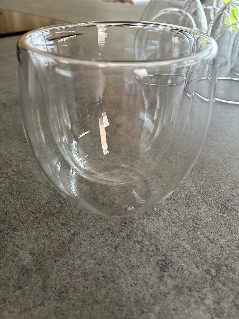 Koffietas, Maison & Meubles, Verre ou Verres, Comme neuf, Verre, Enlèvement