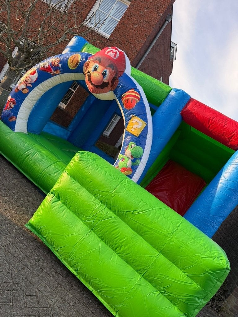 Château gonflable Mario avec souffleur - NOUVEAU, Enlèvement, Neuf