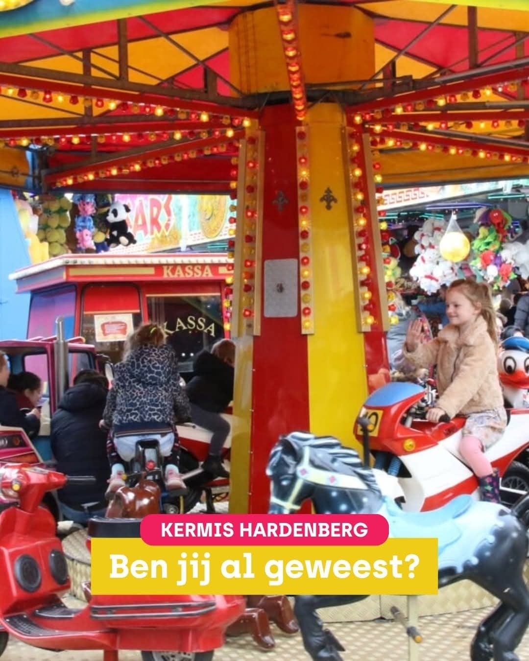 Kermis draaimolen te koop, Enlèvement