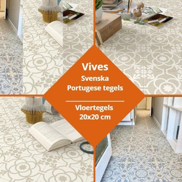 Keramische Portugese tegels - Portugese vloertegels - Vives, Verzenden