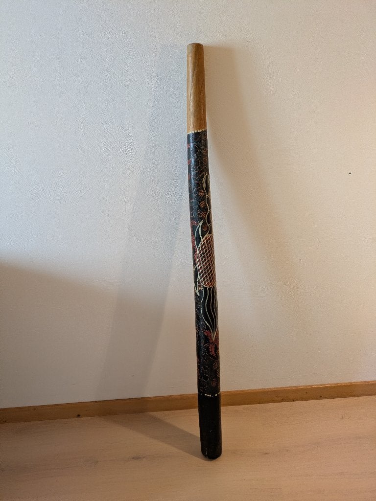 Echte houten Didgeridoo uit Australië, Ophalen, Gebruikt